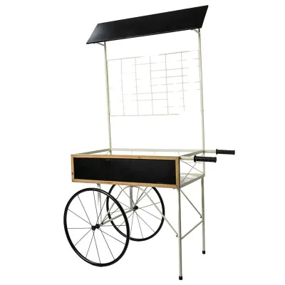 Carretto metallo 100x57 h.175 