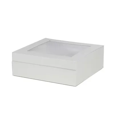 Scatola c.finestra 35x35 bianco