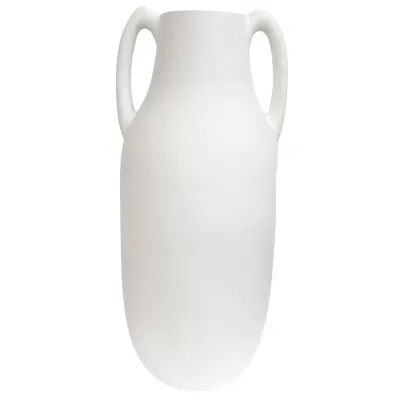 Anfora vetroresina h.120 bianco