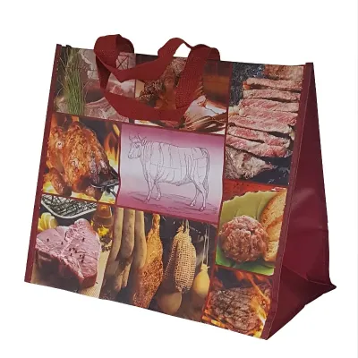 Shopper plastificata 39x33,5 soggetto alimenti 