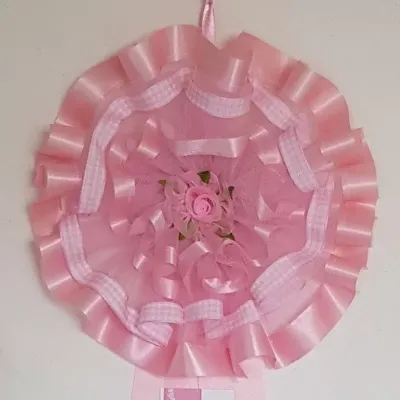 Fiocco 25 orsetto rosa