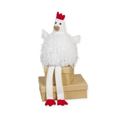 Gallina piumata h.22 bianco
