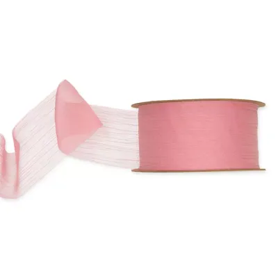 Nastro chiffon ribbon mm.50 m.20 rosa carico