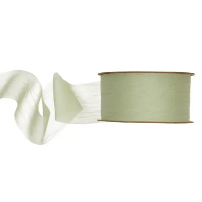 Nastro chiffon ribbon mm.50 m.20 verde chiaro