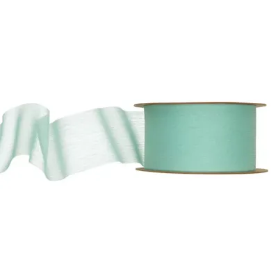 Nastro chiffon ribbon mm.50 m.20 verde acqua