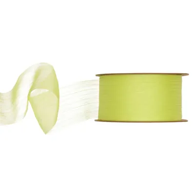 Nastro chiffon ribbon mm.50 m.20 verde primavera