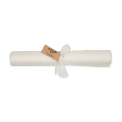 Runner chiffon cm.28 m.3 bianco