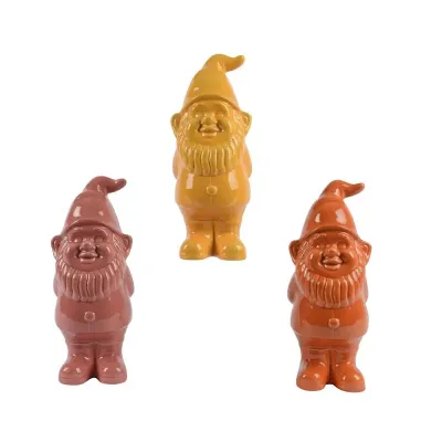 Gnomo ceramica h.25 assortito