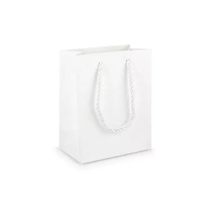 Shopper decor 12x15 h.7 bianco (pz.20)