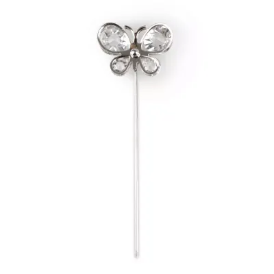 Farfalla con diamanti cm.2,5 (pz.14)