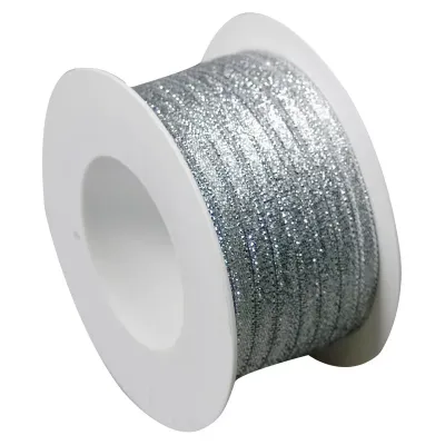 Nastro mm.05 m.50 lurex argento