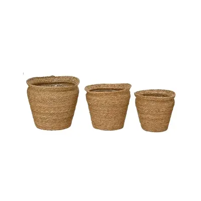 Cesto seagrass d.42 naturale (set 3)
