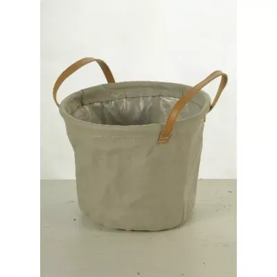 Cachepot cm. 19x15 grigio