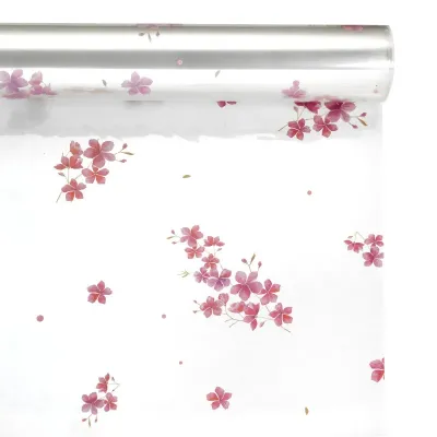 Bobina ppl 1x50 peach flowers