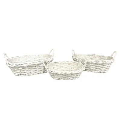 Cpp-ciotola ovale 30x18 bianco (set 3)