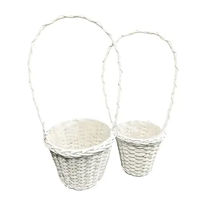 Cpp-cachepot manico d.23 bianco (set 2)