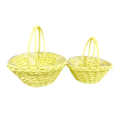 Cpp-cesto ovale 28x22 giallo (set 2)