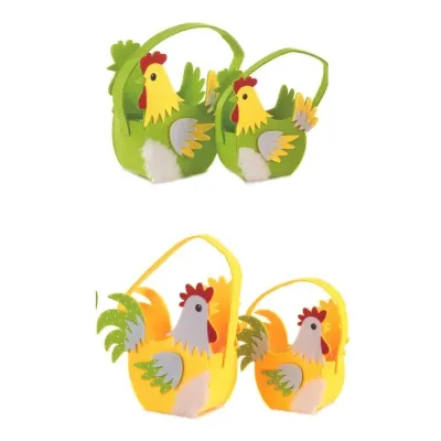 Borsa gallina panno 17x07 (set 2)