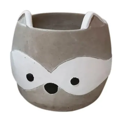 Gh-cachepot procione d.18 grigio