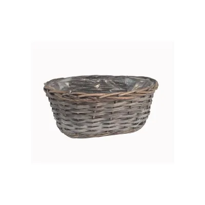 Cvr - vaschetta rattan 35x20 grigio