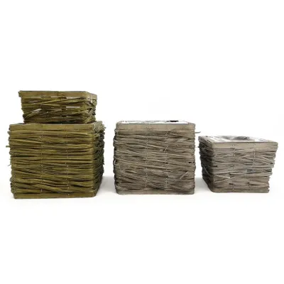 Bl-cachepot 24x24 ass. (set 2)