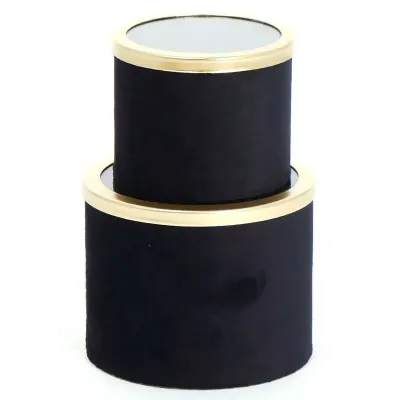 Scatola cart.vetro d.12 nero (set 2)