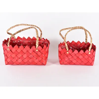 Cmr-cesto rett. 28x17 fucsia (set 2)