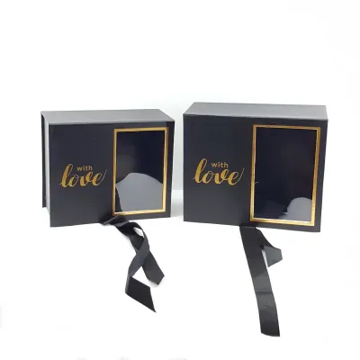Scatola rett 22x19 nero (set 2)