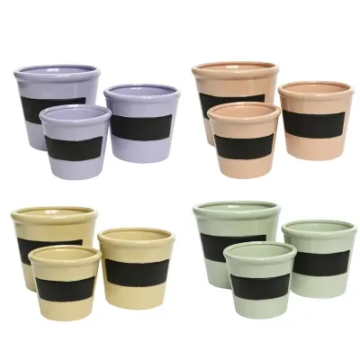 Cachepot terracotta d.15 (set 3)