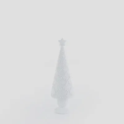 Albero resina h.29 bianco