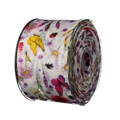 Nastro primavera decof. mm.70 mt.25 bianco