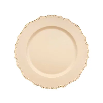 Piatto pvc d.33 avorio