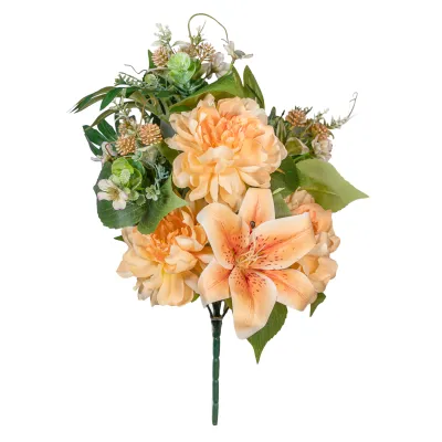 Lilium-peonia frontale cm. 50 pesca