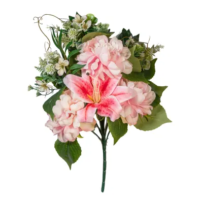 Lilium-peonia frontale cm. 50 rosa