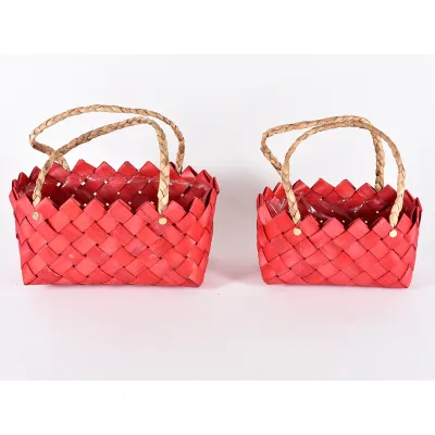 Cmr-cesto rett. 28x17 fucsia (set 2)