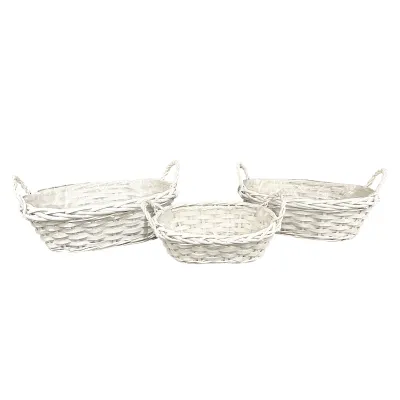 Cpp-ciotola ovale 30x18 bianco (set 3)