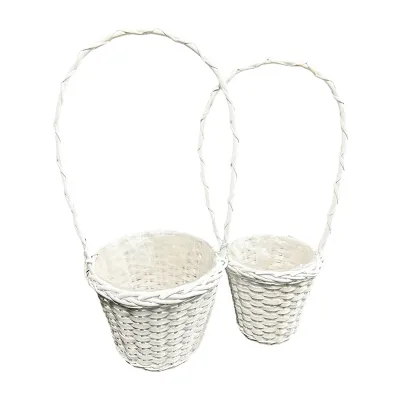Cpp-cachepot manico d.23 bianco (set 2)