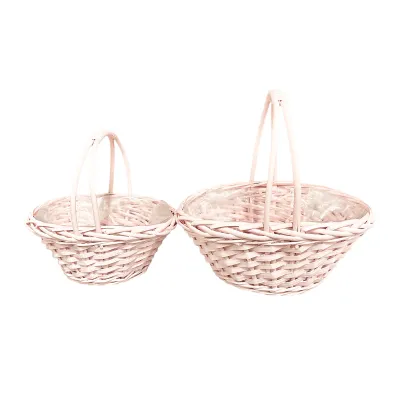 Cpp-cesto ovale 28x22 rosa (set 2)