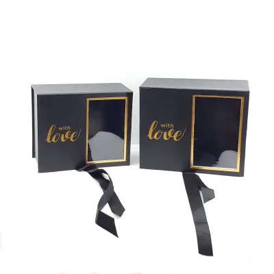 Scatola rett 22x19 nero (set 2)