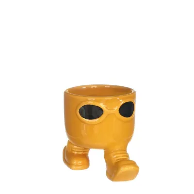 Cachepot sunshine wolk d.7 mostarda