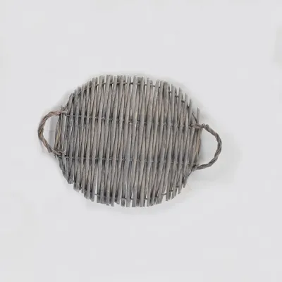 Vassoio ovale 30x23 grigio