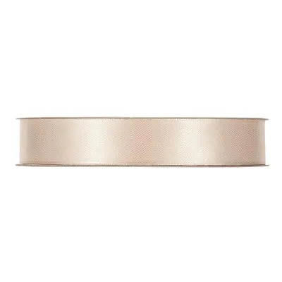 Nastro doppio raso mm.15 m.50 tortora