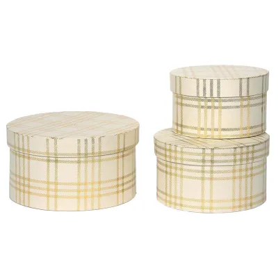 Scatola scotland d.22 oro (set 3)
