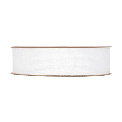 Nastro polycotton mm.25 m.20 bianco