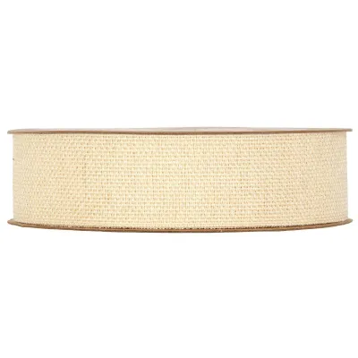 Nastro polycotton mm.25 m.20 avorio