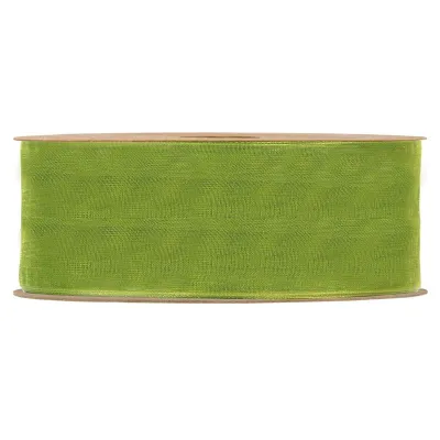 Nastro organza matt mm.40 m.20 v.oliva
