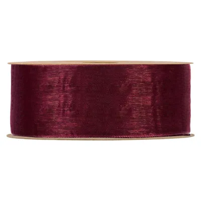 Nastro organza matt mm.40 m.20 vinaccia