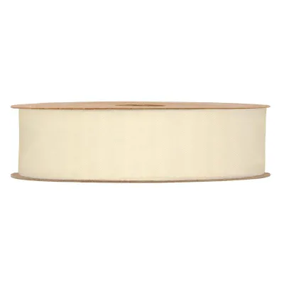Nastro organza matt mm.25 m.20 crema