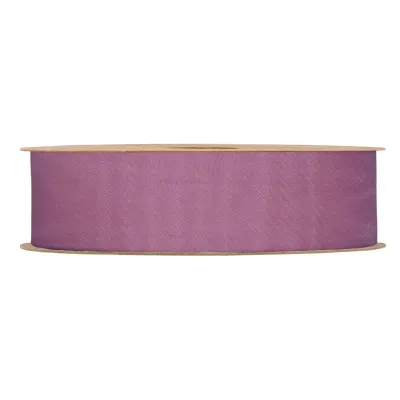 Nastro organza matt mm.25 m.20 rosa ant.