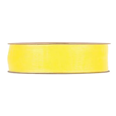 Nastro organza matt mm.25 m.20 giallo